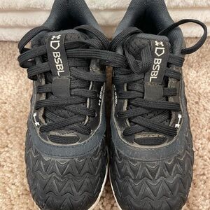 Under Armour Kids Black Cleats